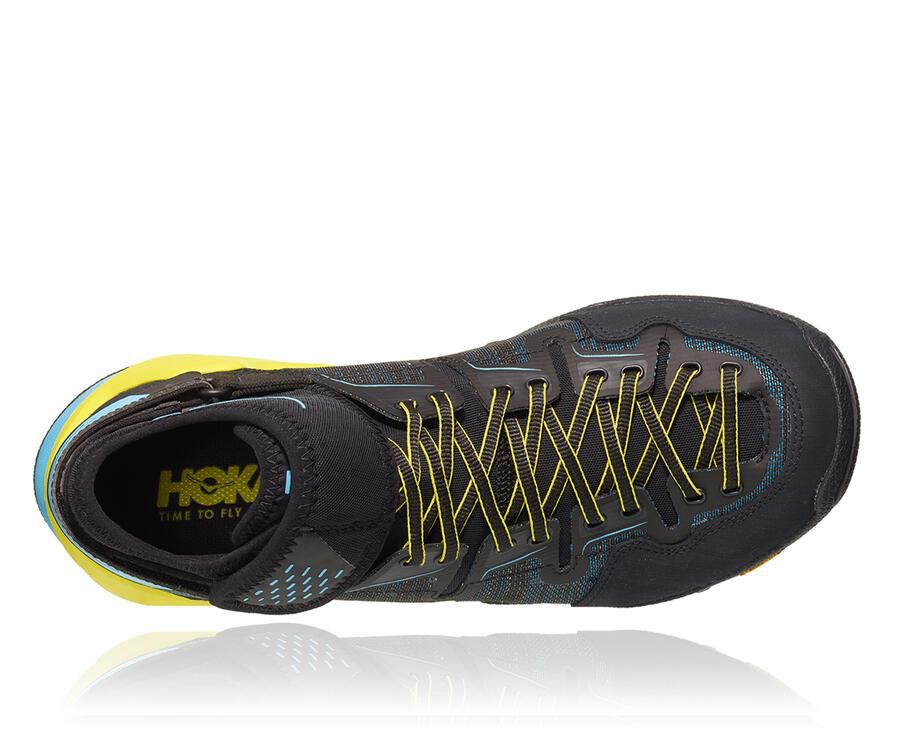 Hoka One One Trailove Tenisky Panske Čierne/Modre - Arkali - 51934-LYBS